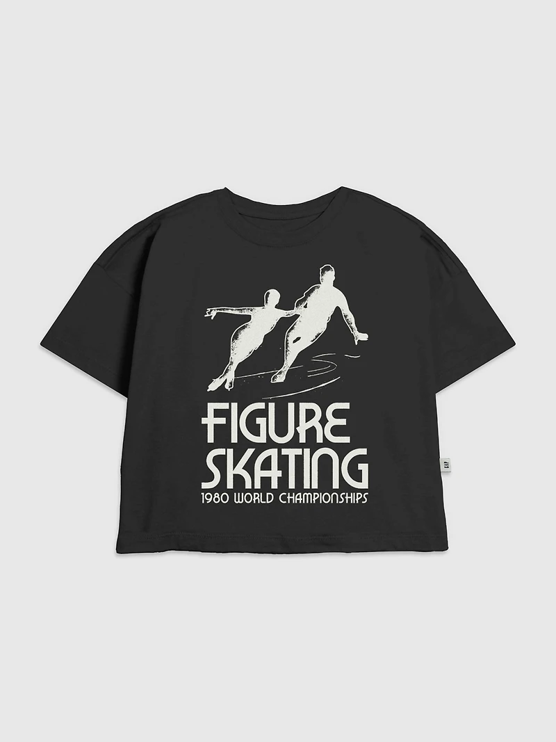 Kids Figure Skating Graphic T-Shirt