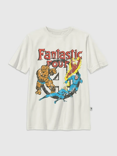 Kids Fantastic Four Vintage Graphic T-Shirt
