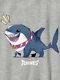 Kids Marvel Rivals Jeff The Shark Graphic T-Shirt