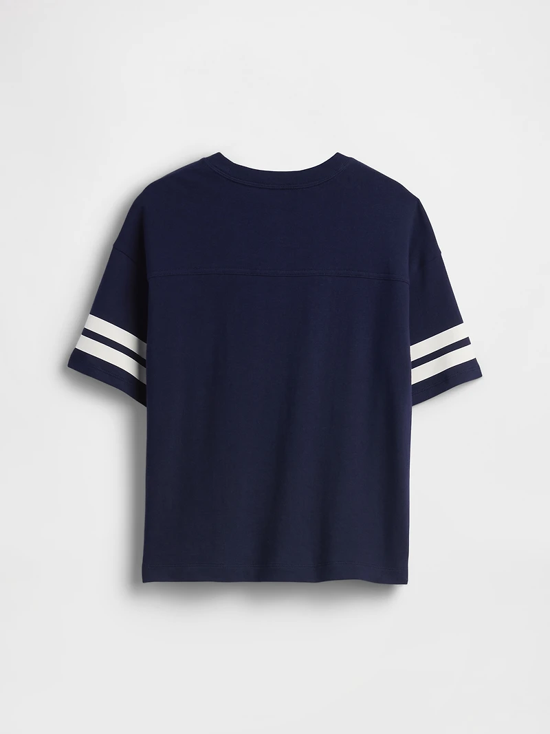 Kids Oversized Logo Seam T-Shirt