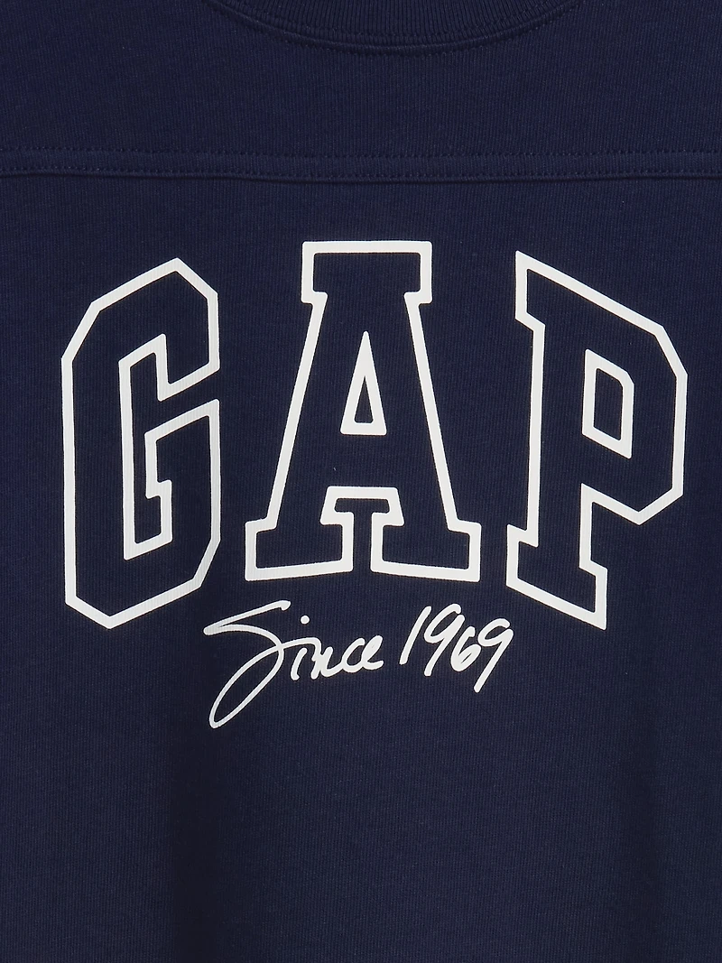 Kids Oversized Logo Seam T-Shirt