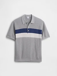 Kids Relaxed Stripe Polo Sweater Shirt
