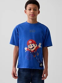 Kids Super Mario Relaxed Graphic T-Shirt