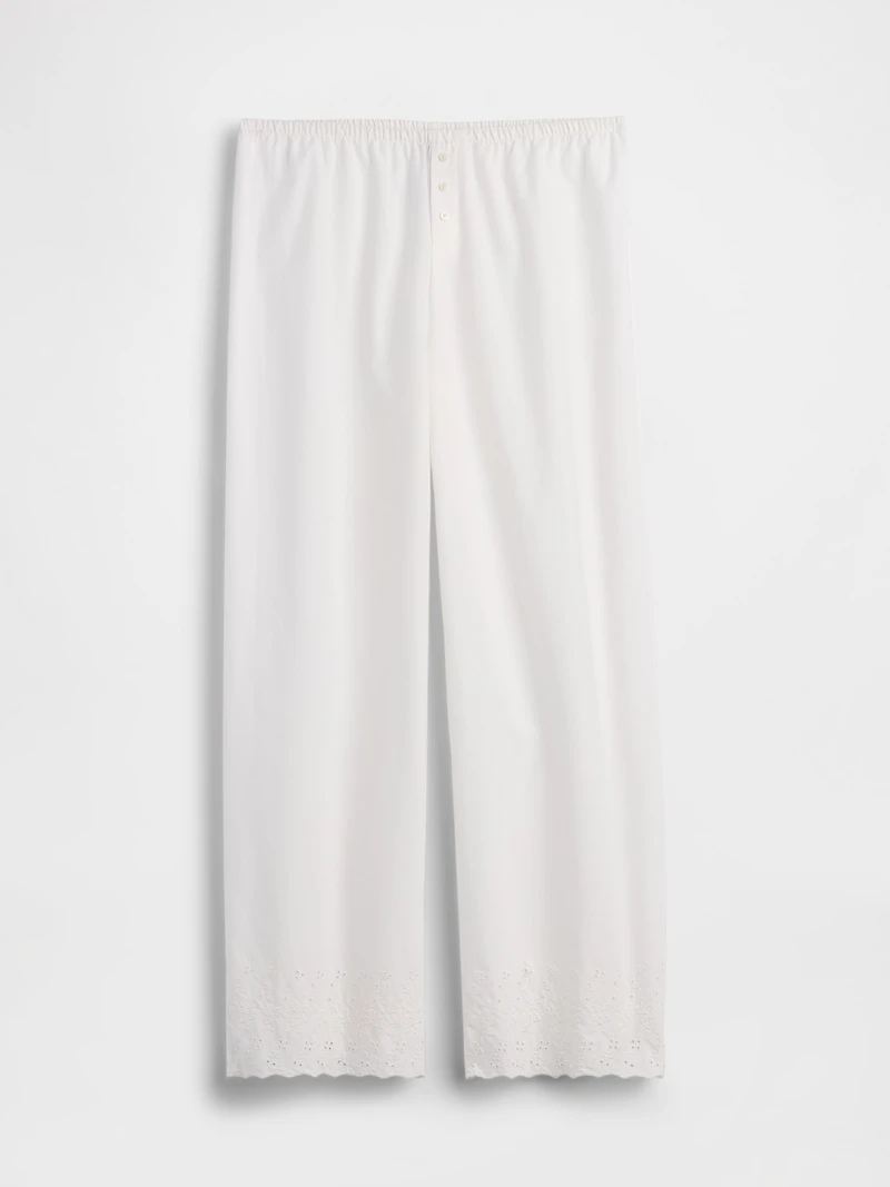 Embroidered PJ Pants