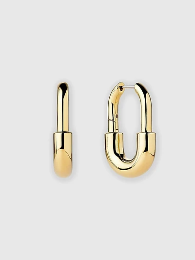 Ana Luisa Brynley Large Gold Hoops