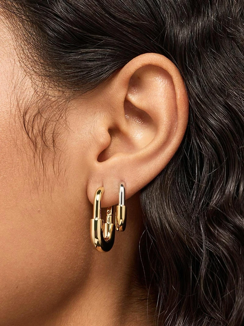 Ana Luisa Brynley Large Gold Hoops