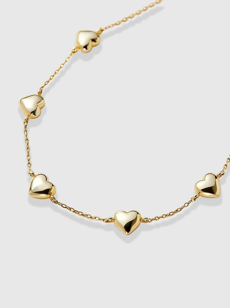 Ana Luisa Lani Heart Bracelet