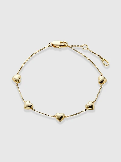 Ana Luisa Lani Heart Bracelet