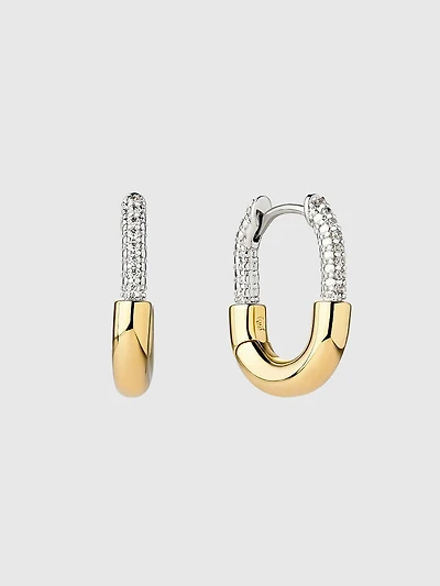 Ana Luisa Brynley Mini Micropave Gold Hoops