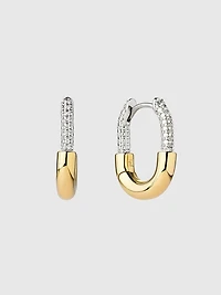 Ana Luisa Brynley Mini Micropave Gold Hoops