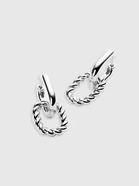 Ana Luisa Ash Silver Double Hoop Earrings