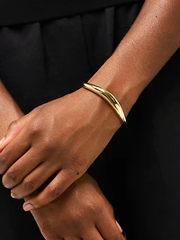 Ana Luisa Talia Gold Bangle Bracelet