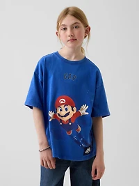 Kids Super Mario Relaxed Graphic T-Shirt