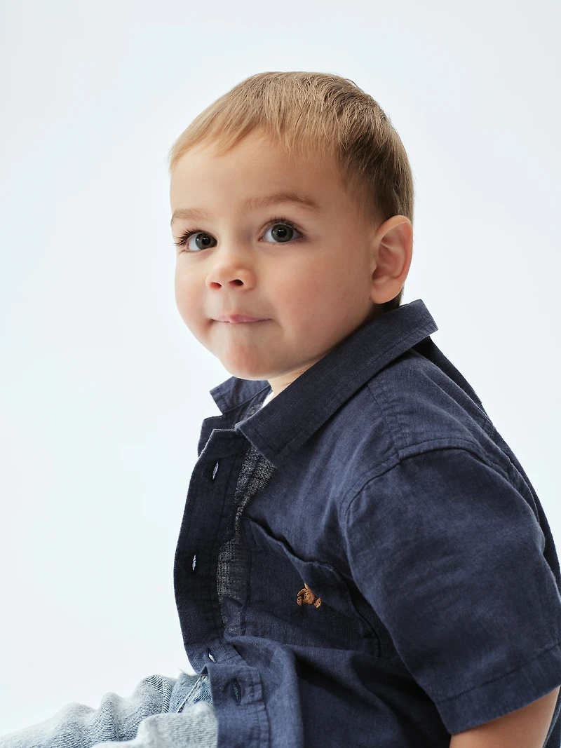Baby & Toddler Linen-Cotton Shirt