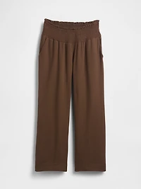 Maternity Cotton Gauze Full Panel Pants