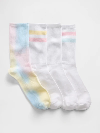 Kids Crew Socks (4-Pack)