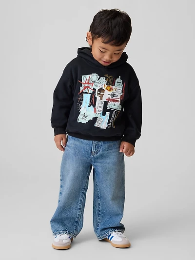 Jean-Michel Basquiat Toddler VintageSoft Hoodie