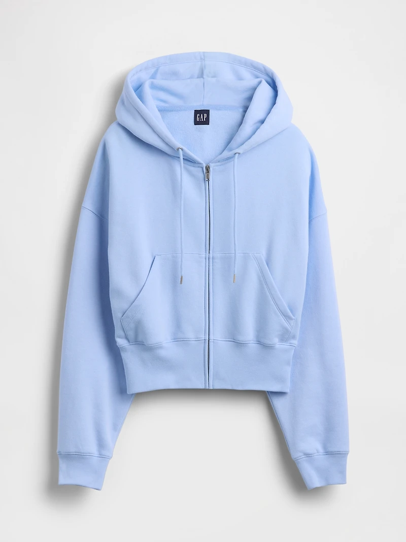 VintageSoft Wedge Zip Hoodie