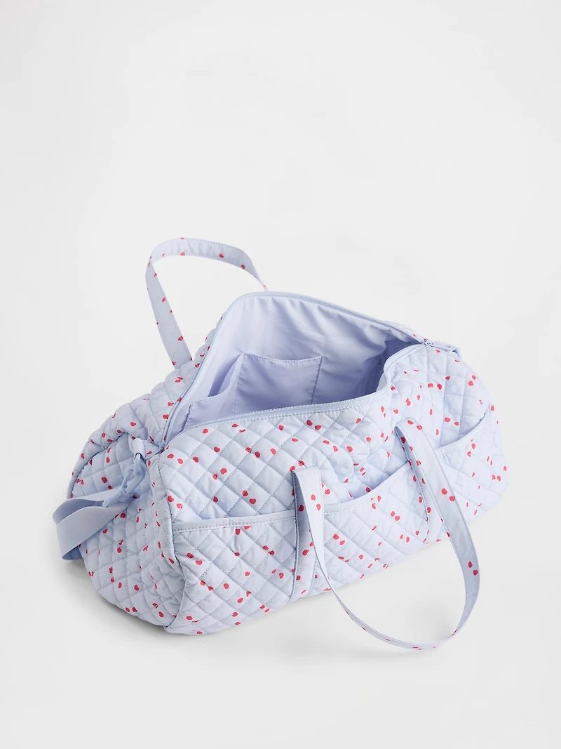 Kids Quilted Weekender Bag