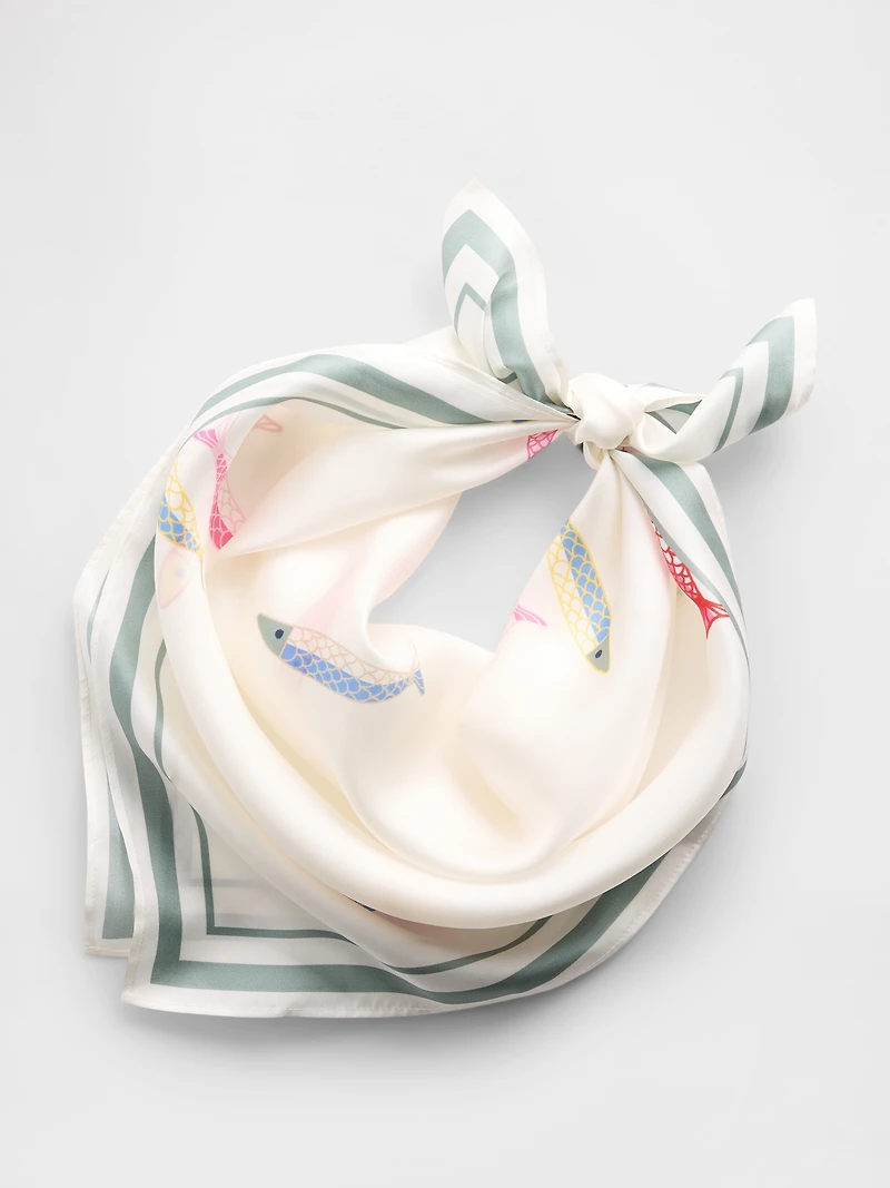 Oversized Silk Bandana