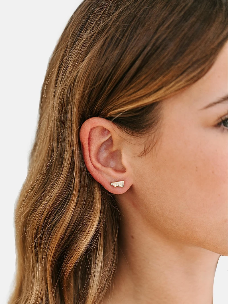 Pierced Co Megaphone Screwback Earrings