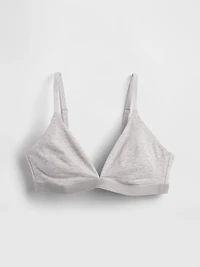 Organic Stretch Cotton Triangle Bra