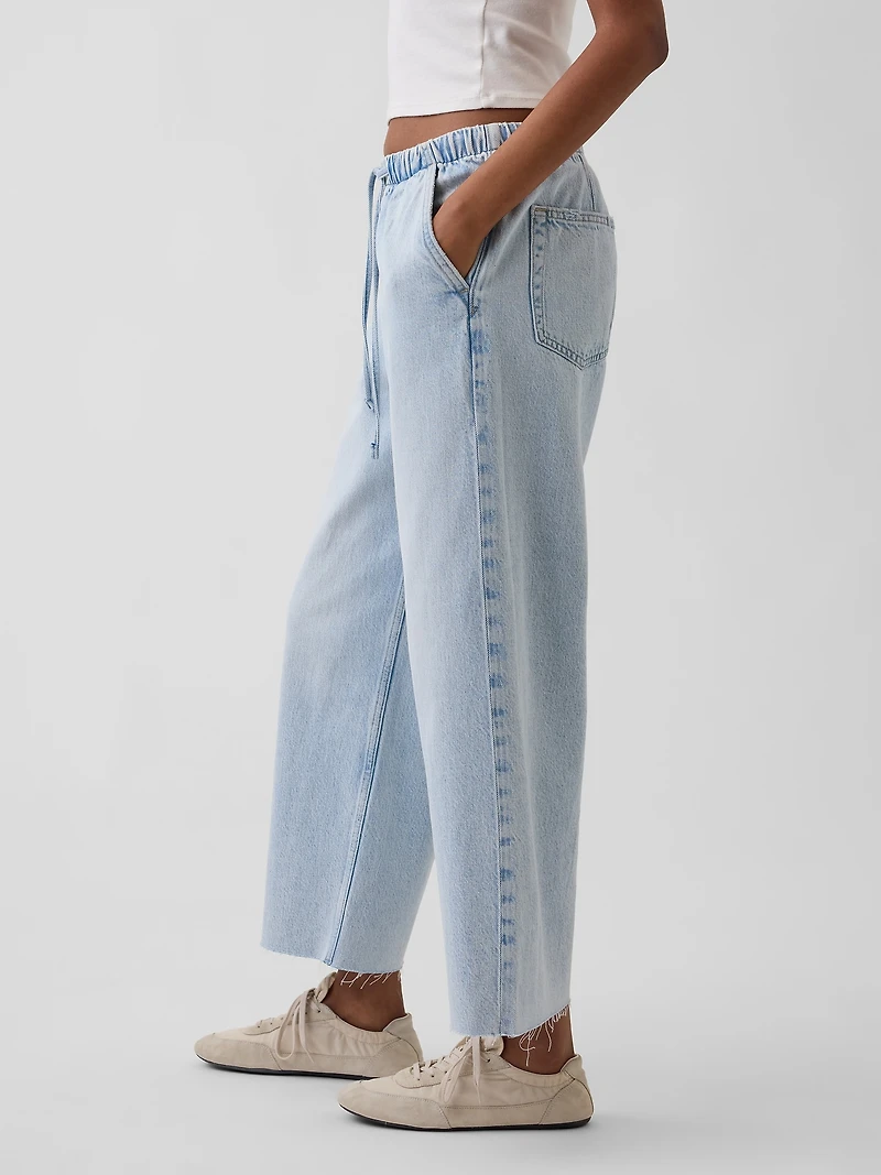 Low Rise Easy '90s Loose Crop Jeans