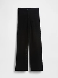 100% Cotton Crochet Sweater Pants