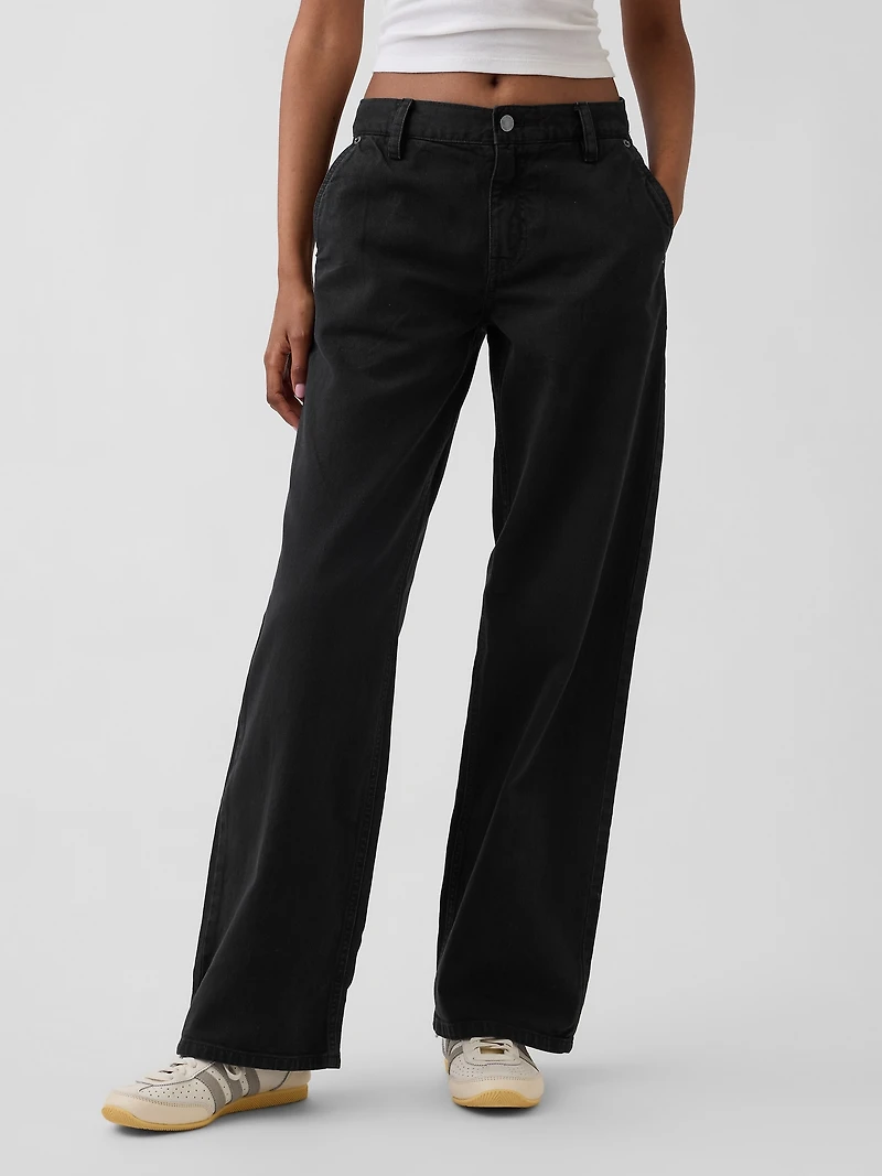 Low Rise '90s Loose Khakis