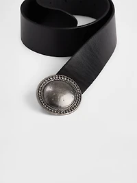 Vegan Leather Western Belt