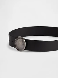 Vegan Leather Western Belt