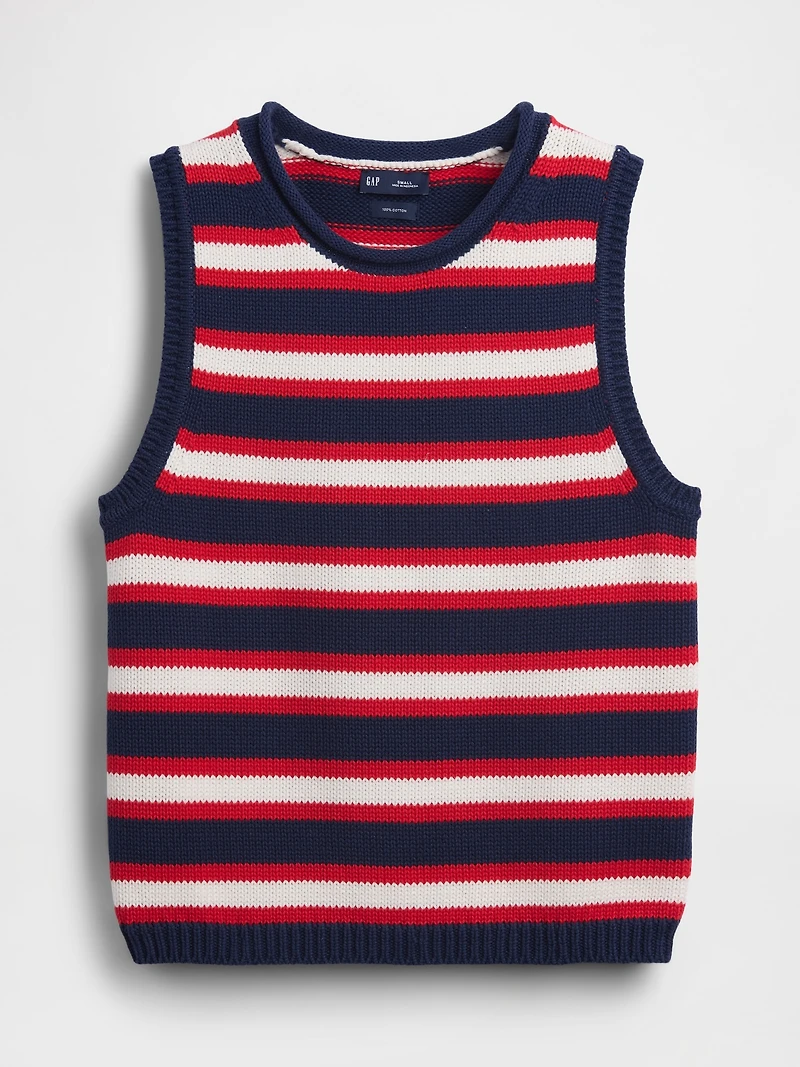 100% Cotton Sweater Vest