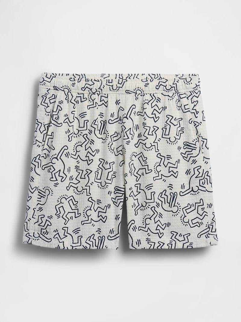 Keith Haring Textured Easy Shorts