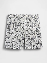 Keith Haring Textured Easy Shorts