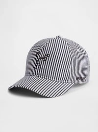 Jean-Michel Basquiat Stripe Baseball Hat
