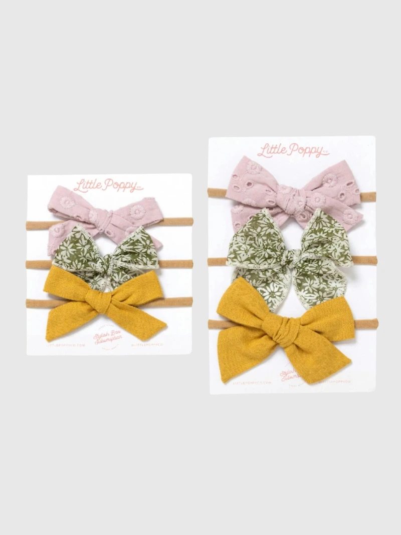 The Savannah Headband Bow Set