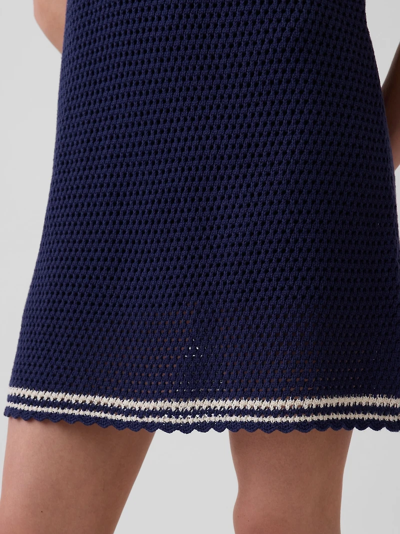 Crochet Mini Dress