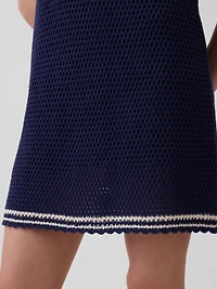 Crochet Mini Dress