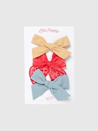 The Dahlia Bow Clip Set