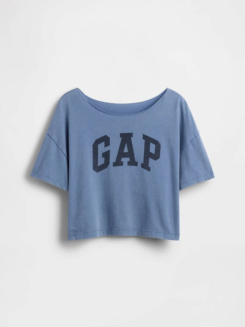 Kids Oversized Wide-Neck T-Shirt