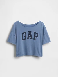Kids Oversized Wide-Neck T-Shirt