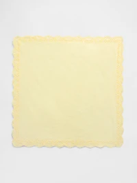 100% Cotton Eyelet Bandana Scarf