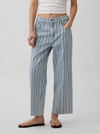 Low Slung Relaxed Crop Jeans