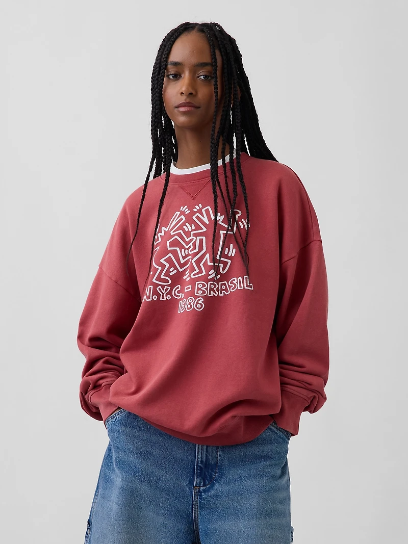 Keith Haring Heavyweight Logo Sweatshirt