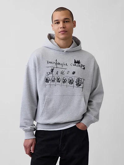Jean-Michel Basquiat Heavyweight Hoodie