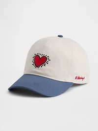 Keith Haring Heart Baseball Hat