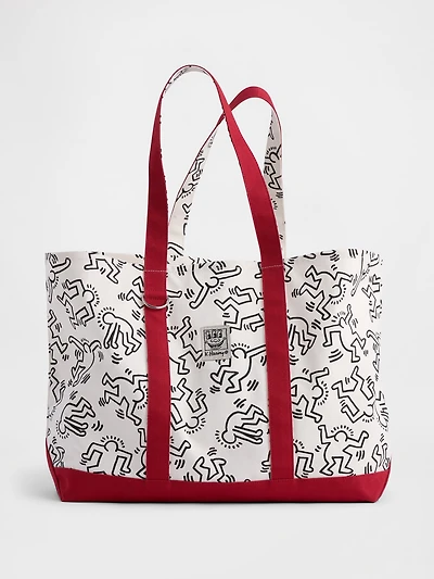 Keith Haring Canvas Tote Bag