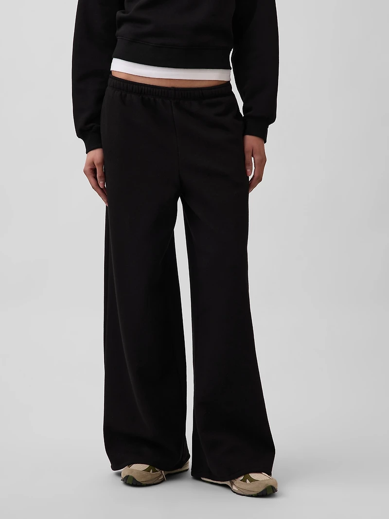 VintageSoft Baggy Wide-Leg Sweatpants