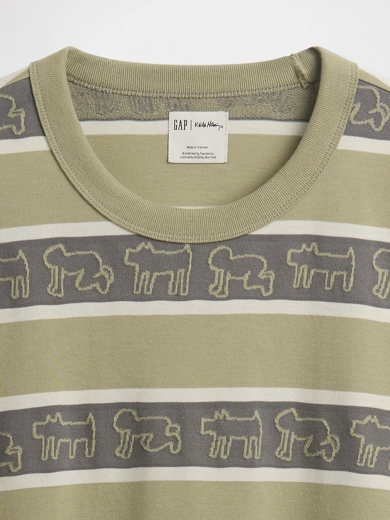 Keith Haring Oversized Stripe T-Shirt