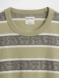 Keith Haring Oversized Stripe T-Shirt